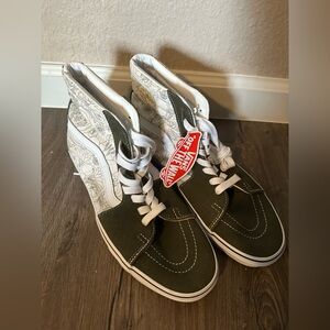 Men’s high top floral Vans